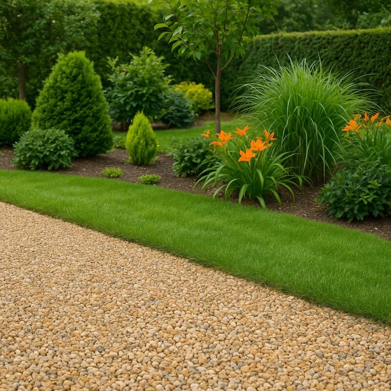 pavimento drenante in cortile milano