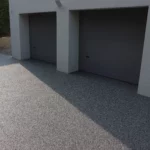 pavimento drenante ingresso in un garage privato a desenzano del garda