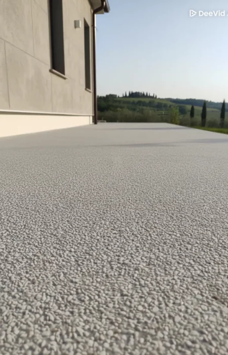 pavimento in gjiaia resinata