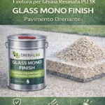 Finitura per Ghiaia Resinata PU 1K GLASS MONO FINISH