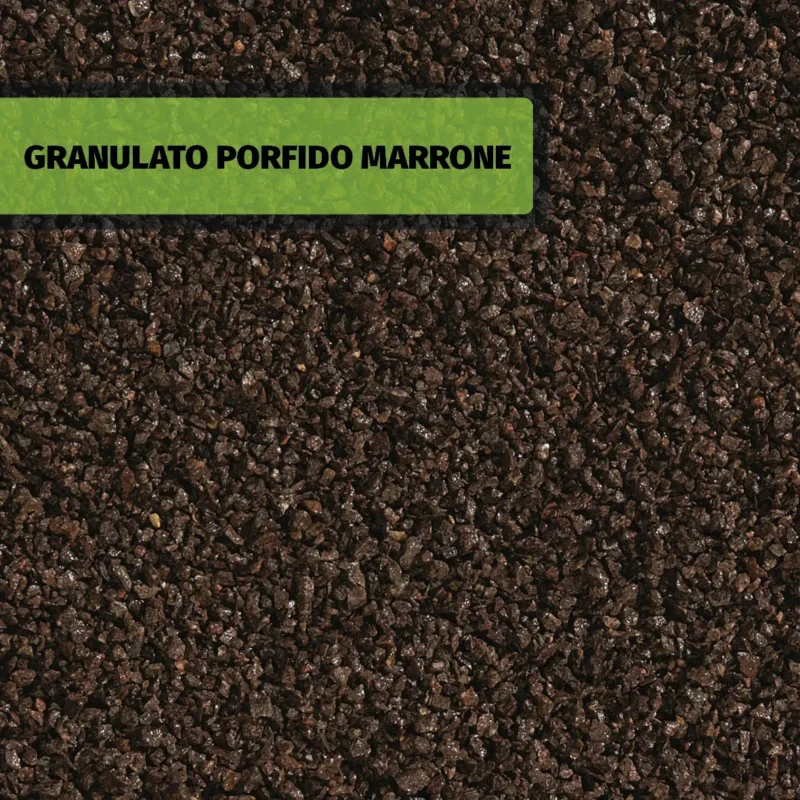 GRANULATO PORFIDO MARRONE