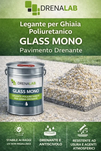 Legante per Ghiaia Poliuretanico GLASS MONO