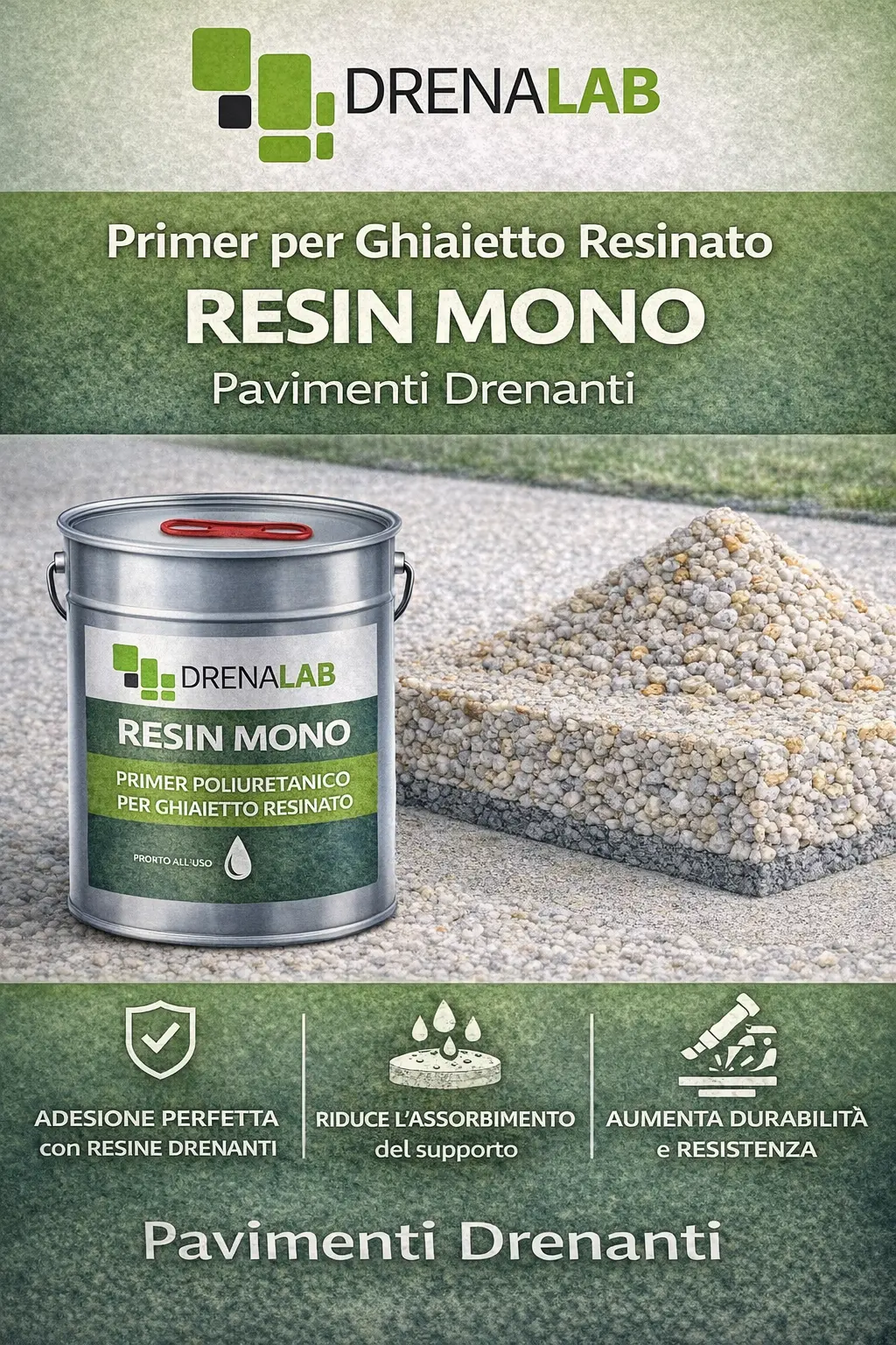 Primer per Ghiaietto Resinato RESIN MONO Primer per Ghiaietto Resinato RESIN MONO