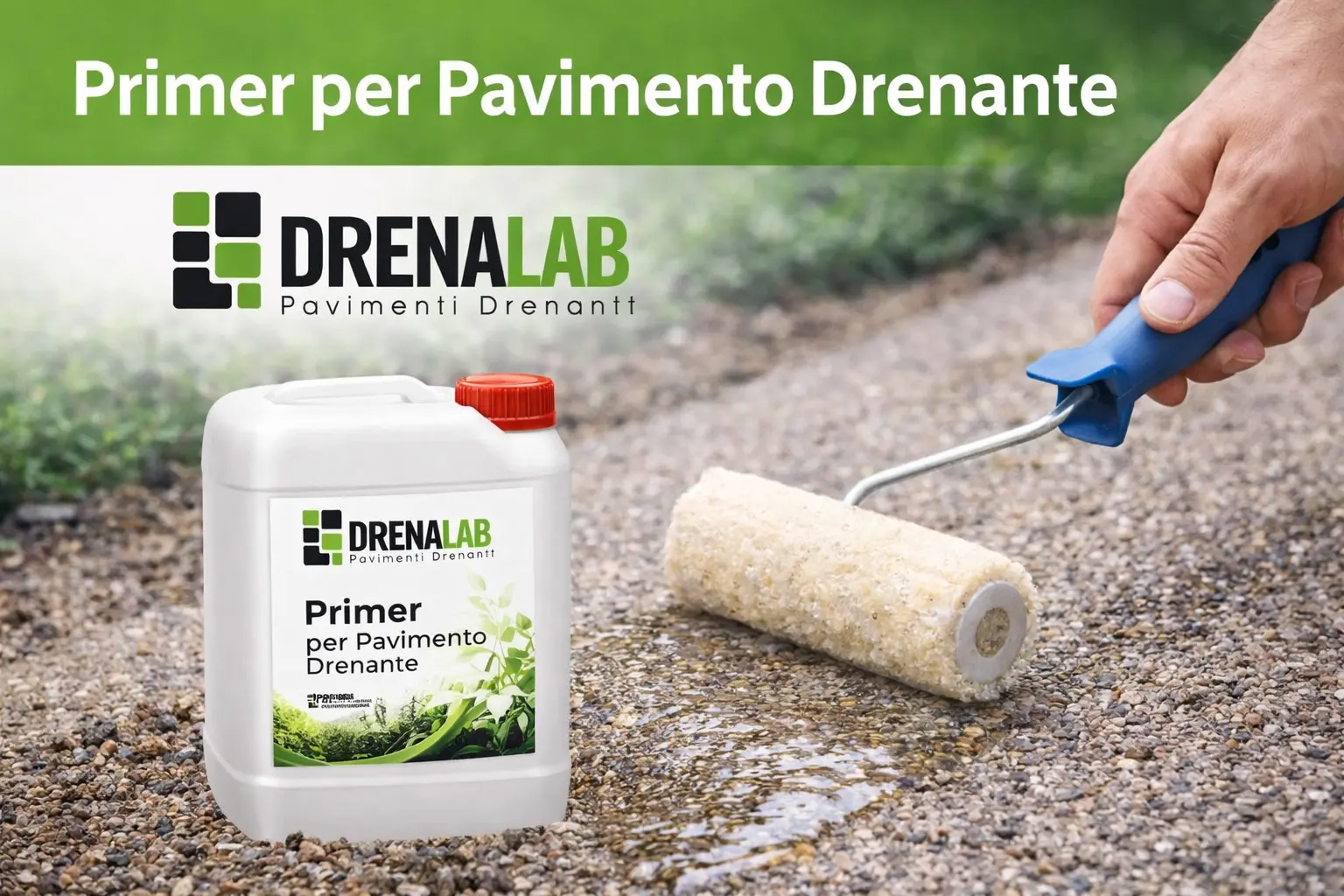 Primer per pavimenti drenanti