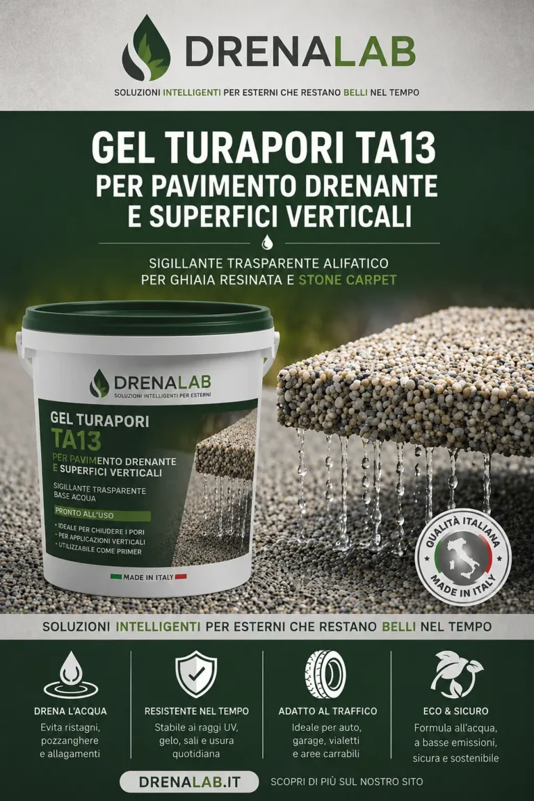 Gel Turapori per Pavimento Drenante